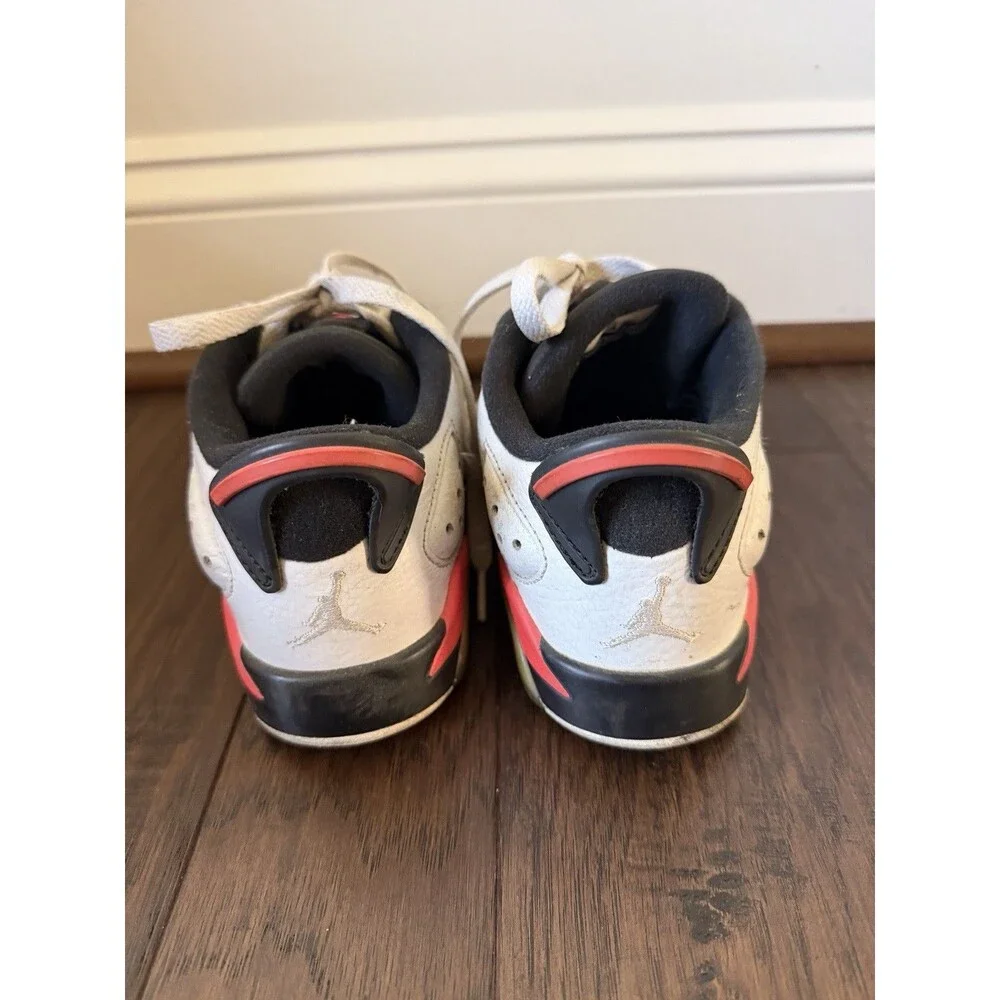 Jordan 6 Retro Low White Infrared 23 Black GS 5Y 23.5 CM 2015 Edition